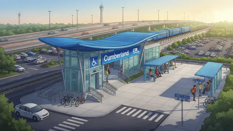 Blue Line Elevator Out at Cumberland Station