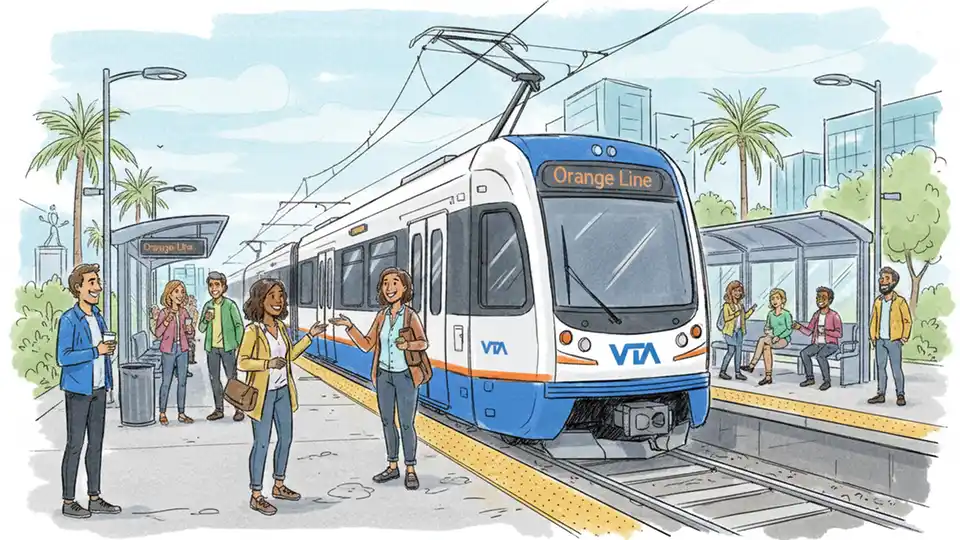 VTA Orange Line Upgrades Safety Infrastructure