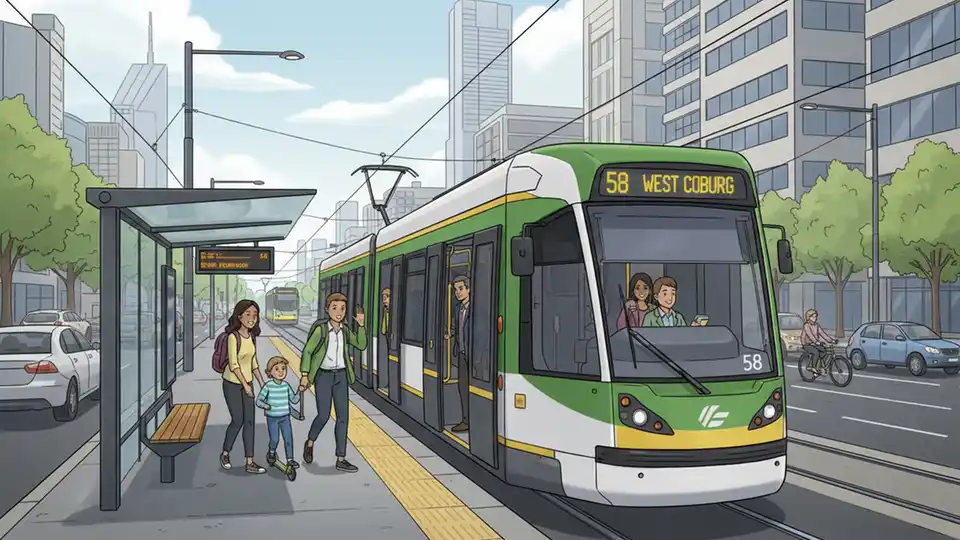 Melbourne Route 58 Stops Close for Infrastructure Work