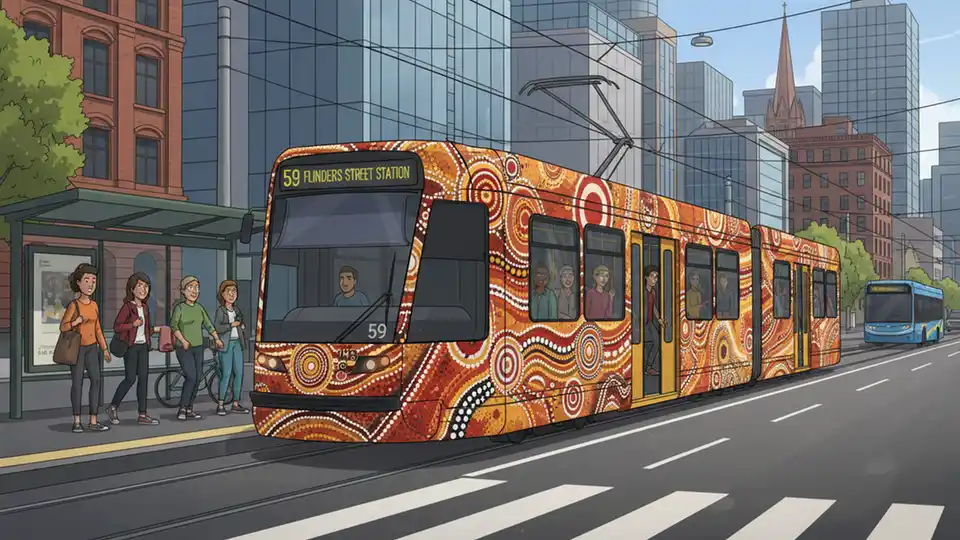 Melbourne Trams Showcase Indigenous Art Across Network