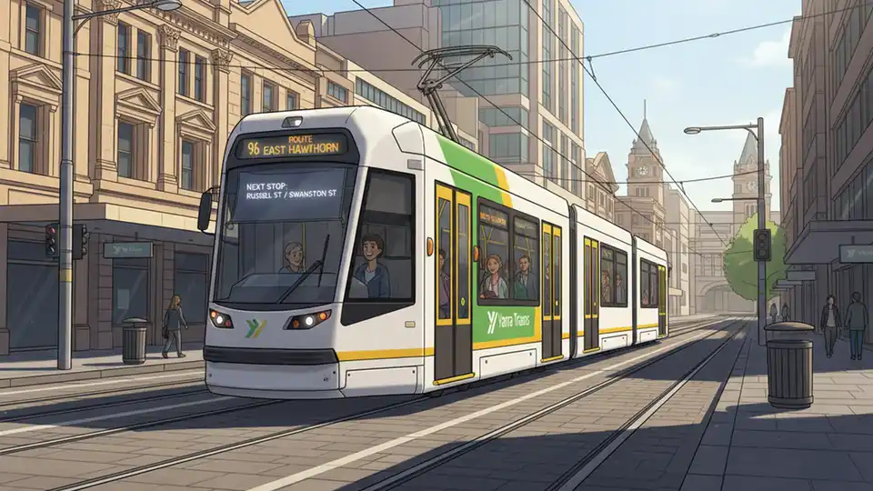 Melbourne Trams Upgrade Displays on 3 Routes