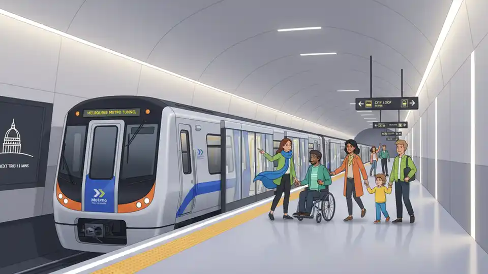 Melbourne Metro Tunnel Adds 1,000 Services