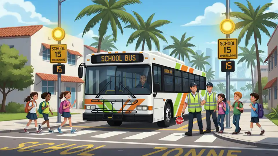 Route 2 Stop Adjusted for School Zone Safety