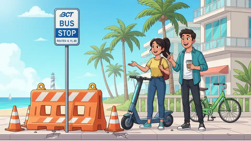 A1A Stop Closed as Construction Reshapes Access