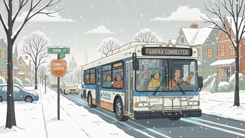 Fairfax Connector Adapts Routes to Winter Conditions