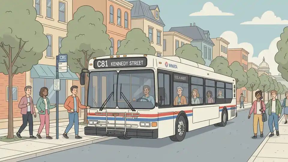 DC C81 Stops Shift for Kennedy Street Work