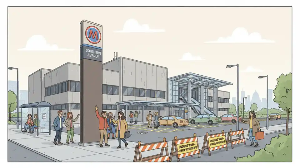 Metro Upgrades Southern Avenue Station Through 2026