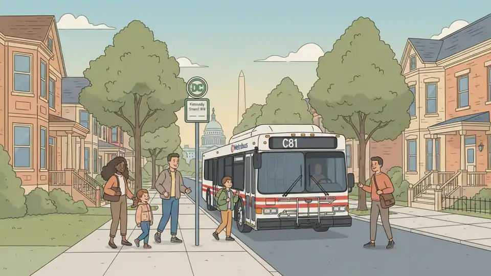 C81 Bus Reroutes Around Kennedy Street Work