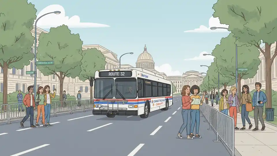 DC Metro Reroutes 12 Bus Lines for Parade