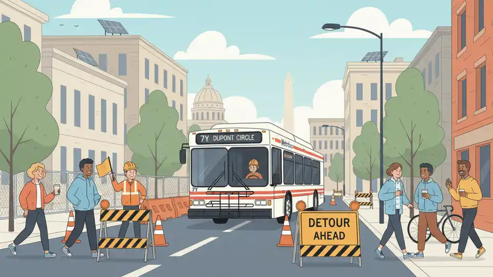 Metro C63 Detours Monday for Construction Work