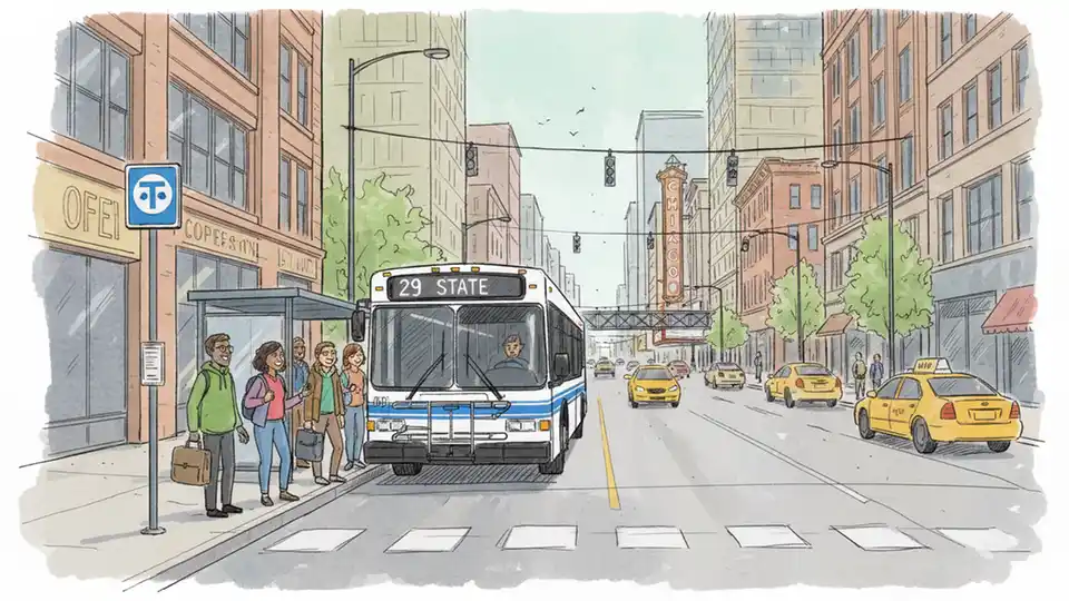 Chicago CTA Adjusts Route 29 Stop During Construction