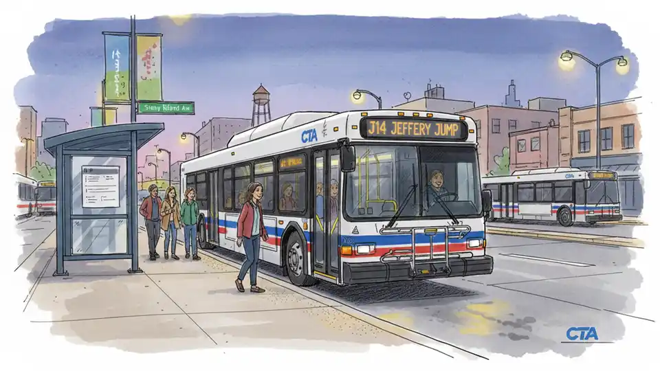 CTA Extends J14 Service for Late-Night Riders