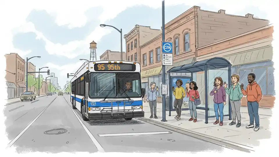 CTA Route 95 Adjusts for Woodlawn Infrastructure Work