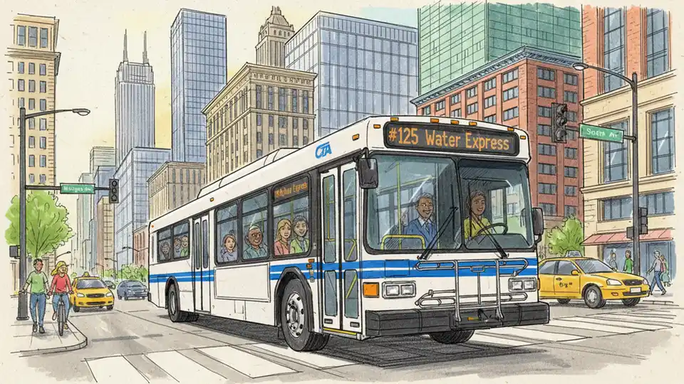 CTA Reroutes Bus for Bridge Maintenance Work
