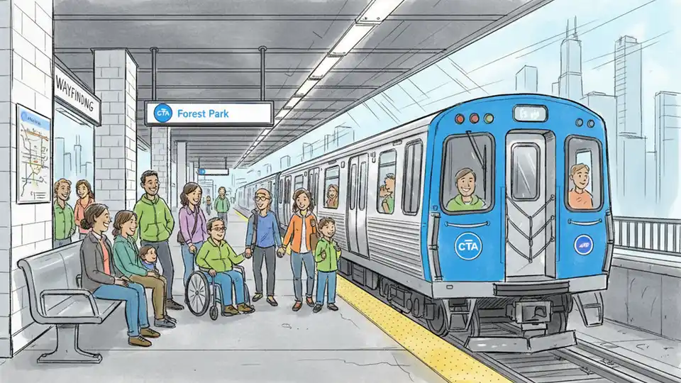 Chicago Blue Line Track Work Maintains Safety