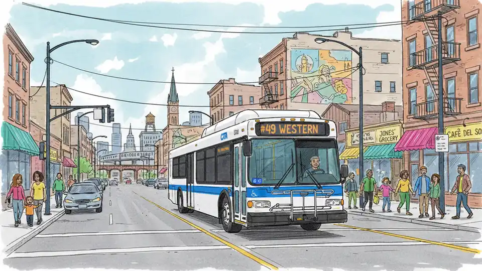 CTA Route 49 Reroutes Around Western Avenue Blockage