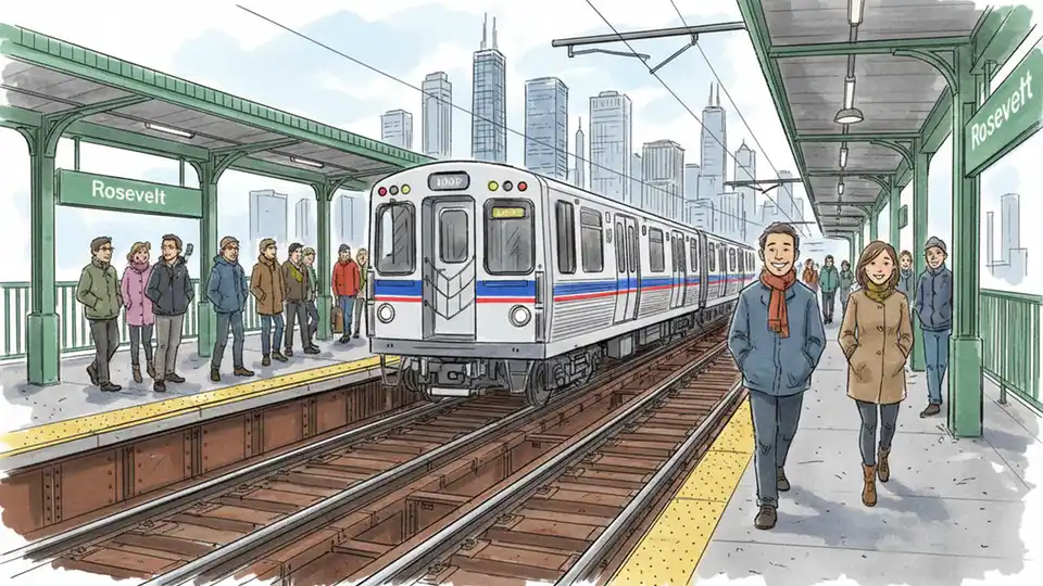 CTA Crews Work to Restore Loop Service at Roosevelt