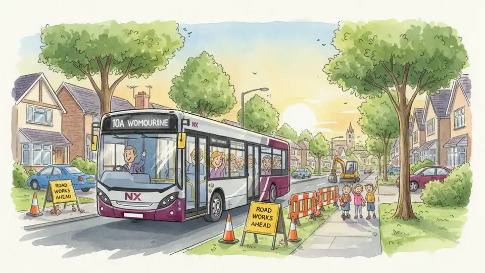 West Midlands Routes Adjust for Road Repairs