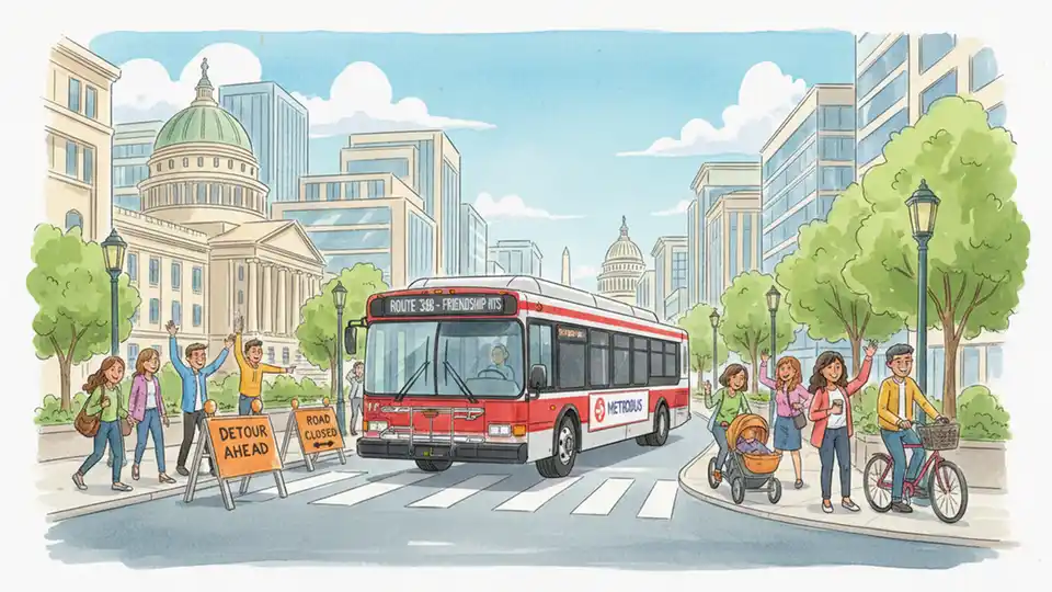 Metro Reroutes 10 Lines for Downtown 5K Event