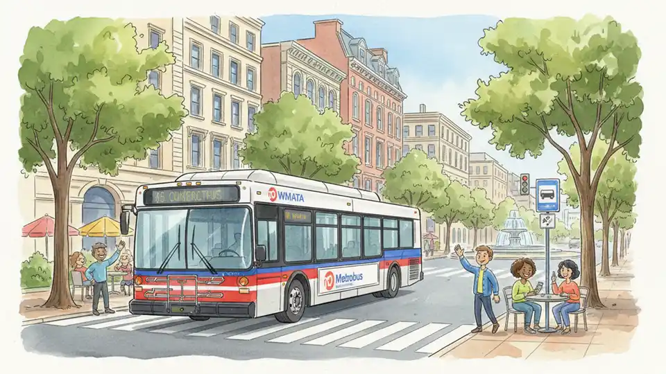 DC Metro Buses Reroute for Underpass Work