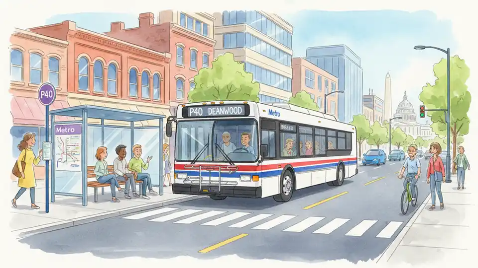 WMATA Relocates P40 Stop for Safety