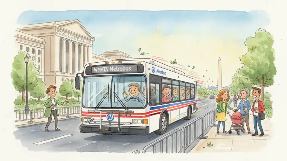 DC Metro Reroutes 12 Lines for Memorial Parade