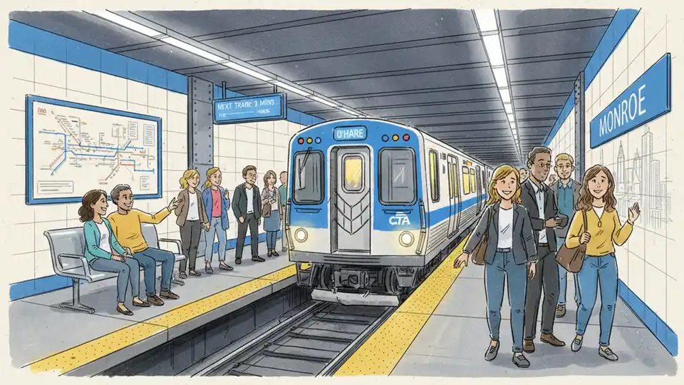 CTA Blue Line Track Work Set for April 20
