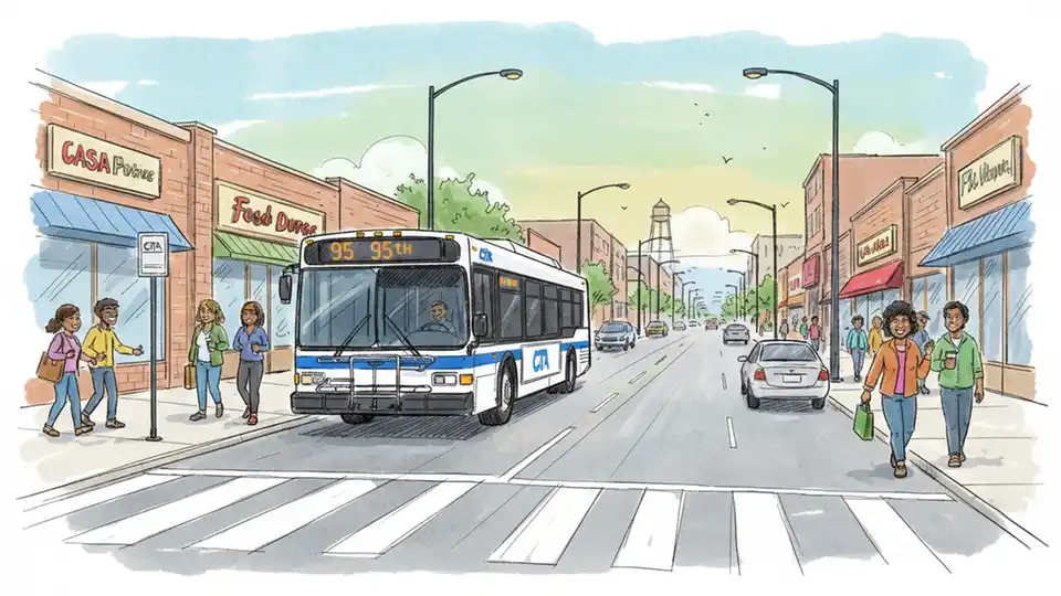 CTA Route 95 Adjusts for Infrastructure Work