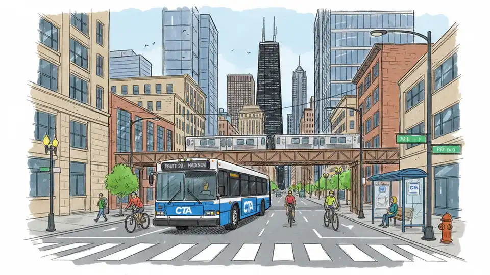 CTA Reroutes Buses to Navigate Canal Street Work