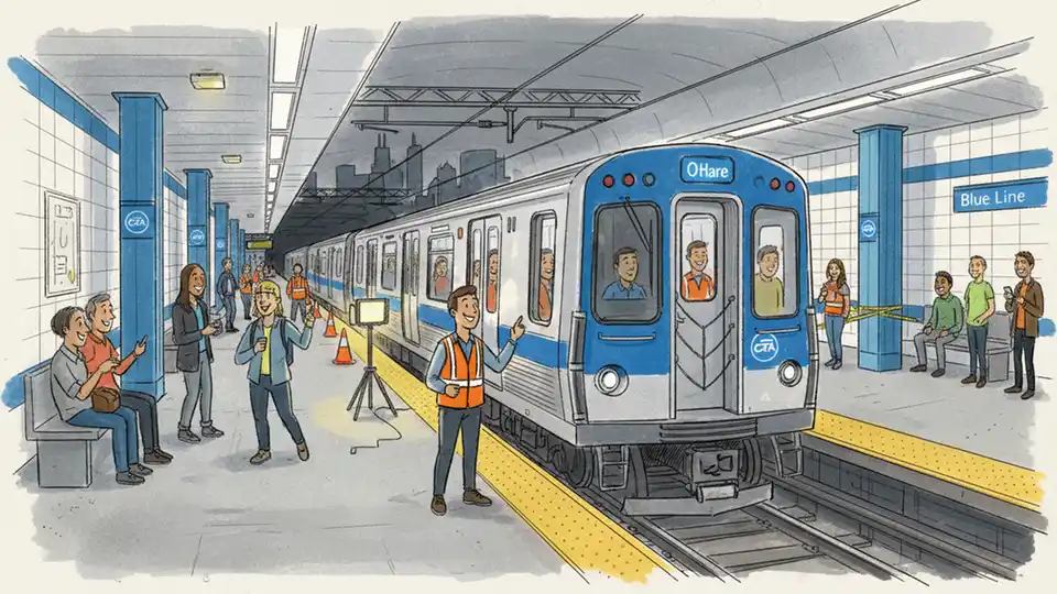 CTA Blue Line Track Work Maintains System Safety
