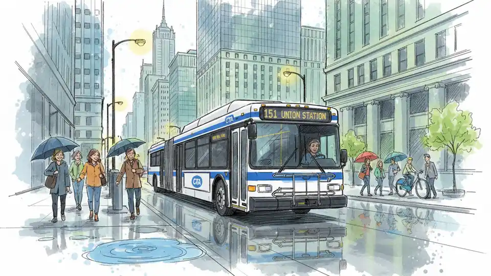 CTA Reroutes Bus Service Around Downtown Flooding