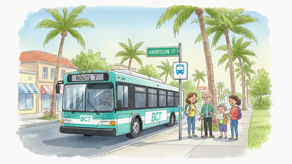Route 7 Detours Around Harrison Street Work