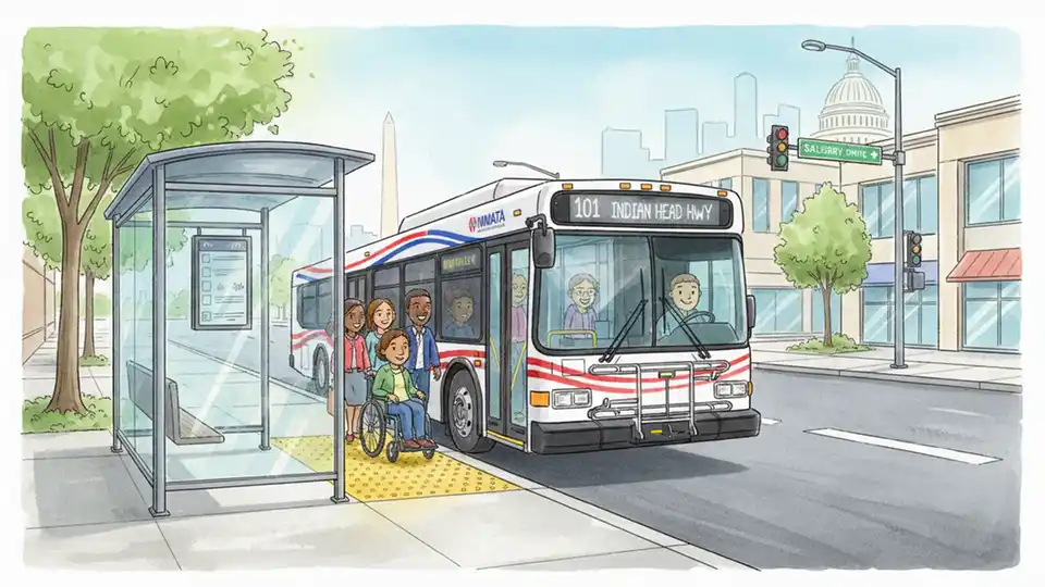 WMATA Adds Accessible Stop on Indian Head Highway