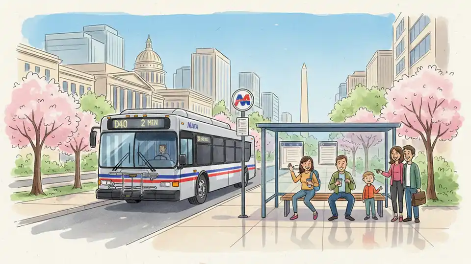 WMATA Adjusts D40 Service for Downtown Construction