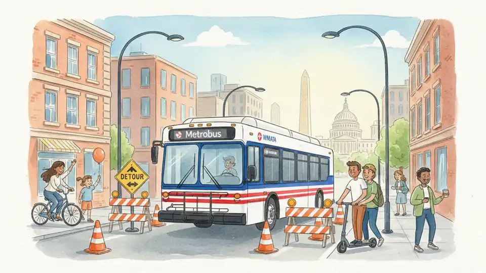 WMATA C83 Detours for Oregon Ave Work