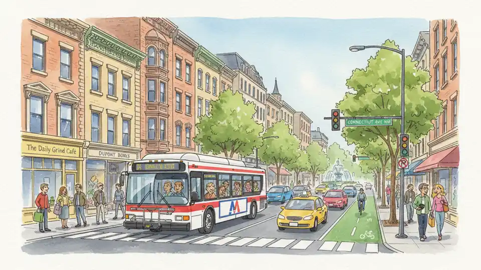 DC Buses Reroute for Connecticut Avenue Work