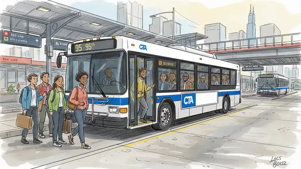 CTA Route 95 Adjusts for Woodlawn Construction