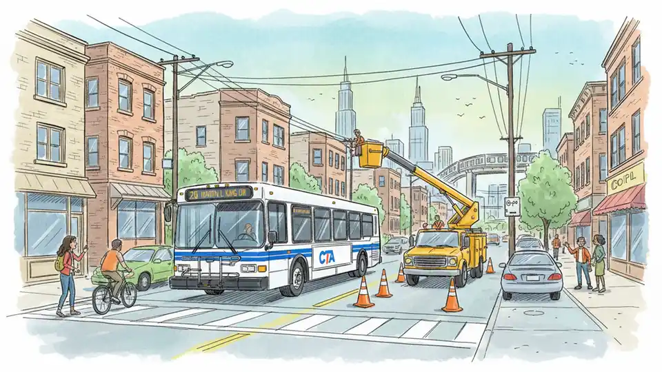 CTA Reroutes Buses to Accommodate Utility Work