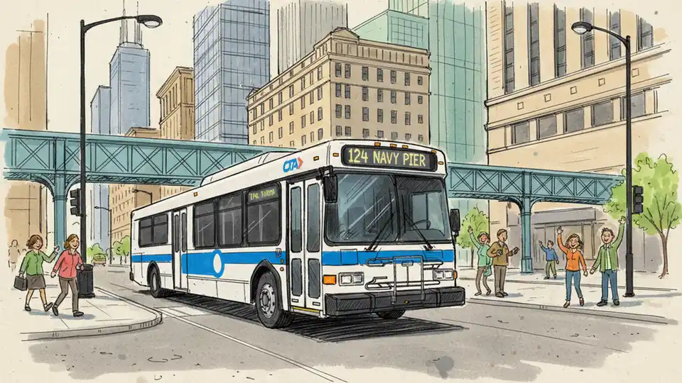 CTA Reroutes Bus 124 for Canal Street Work