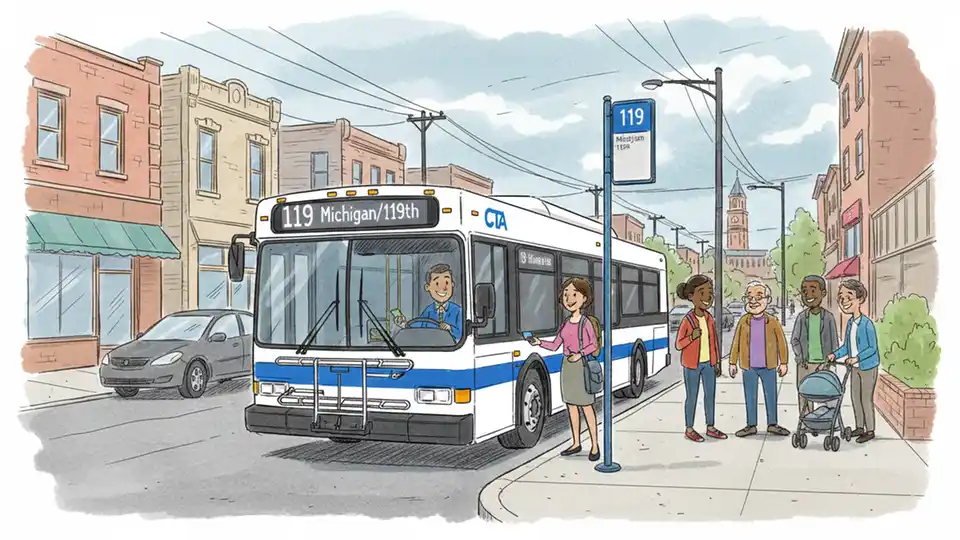 CTA Route 119 Adjusts for Construction Work