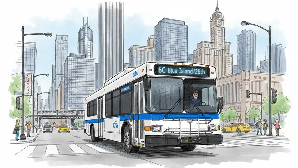 Chicago Route 60 Reroutes for Canal Street Work