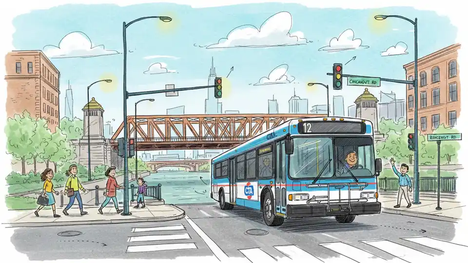 Chicago CTA Reroutes Buses for Bridge Maintenance