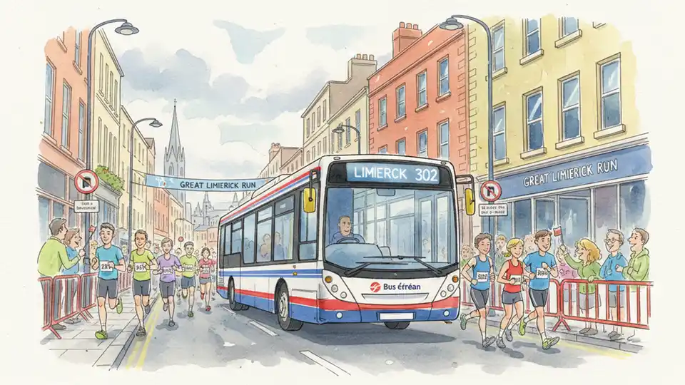 Limerick Buses Reroute for May 3 Marathon