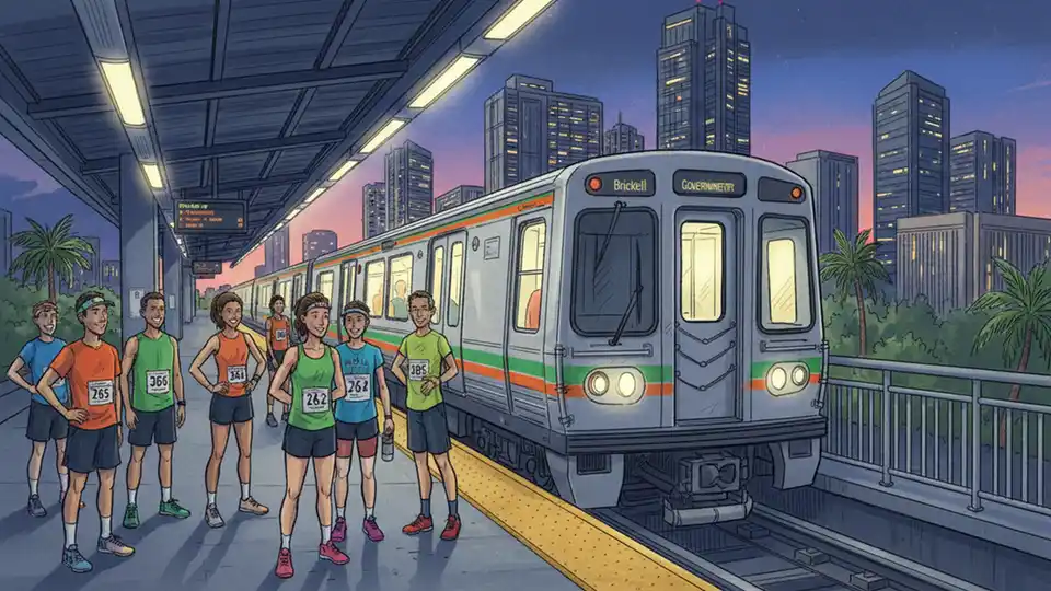 Miami Metrorail Starts Early for Marathon Access