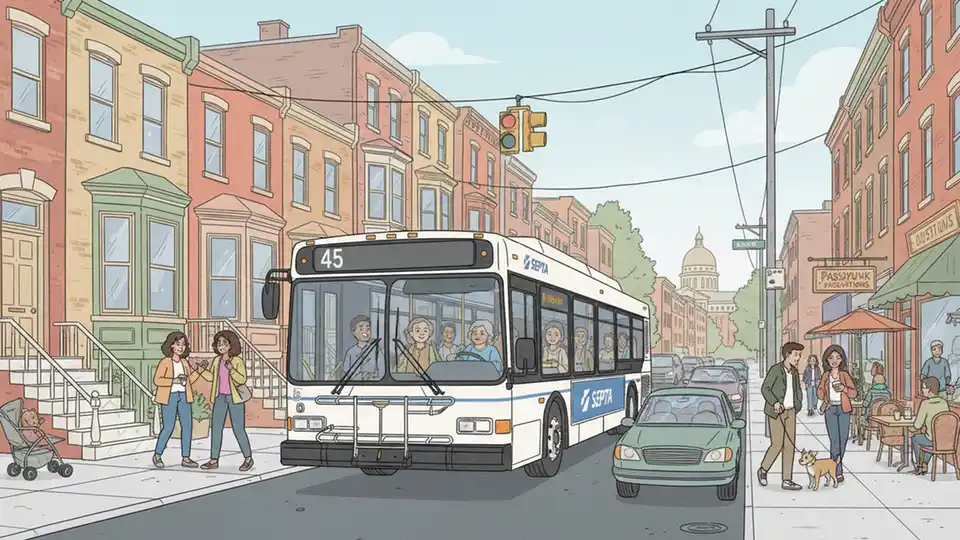 SEPTA Route 45 Detours for Passyunk Festival