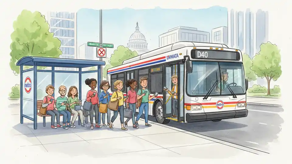 WMATA Adjusts D40 Service for Construction Work