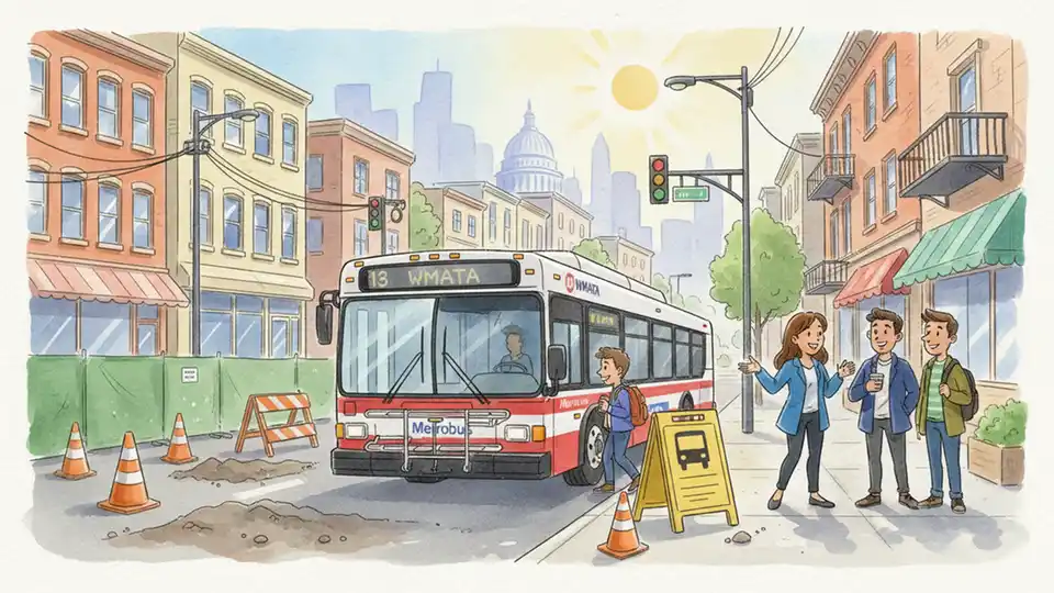 Metro Adjusts C41 Stop for Construction Work