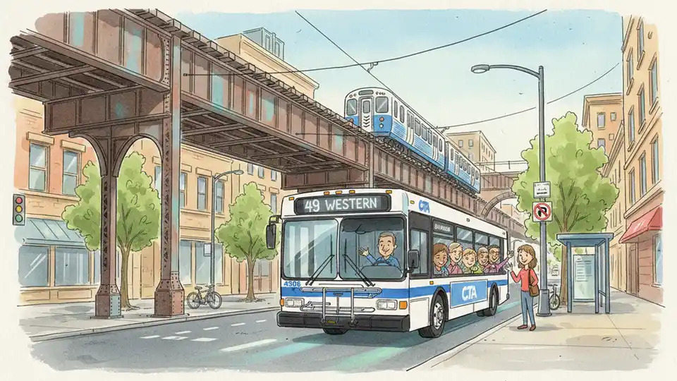 CTA Reroutes Two Routes for Construction Work