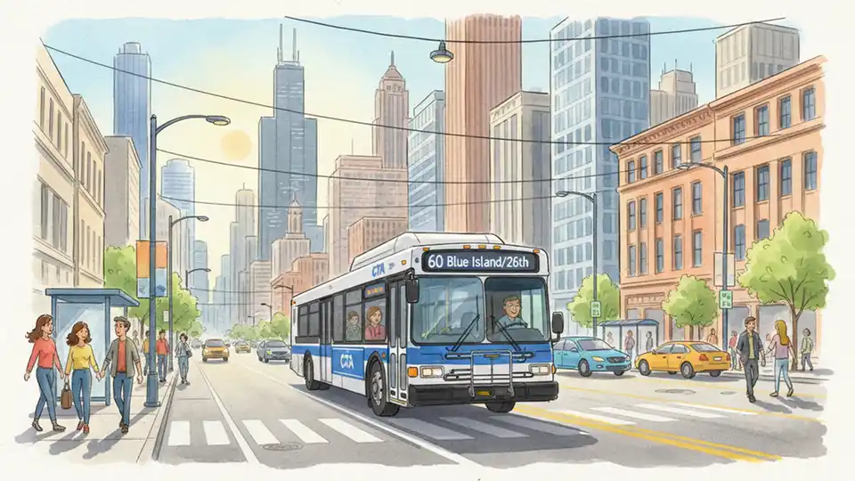 Chicago Route 60 Reroutes for Canal Street Work