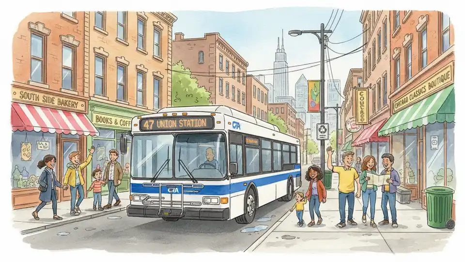 CTA Route 47 Adjusts for Street Work